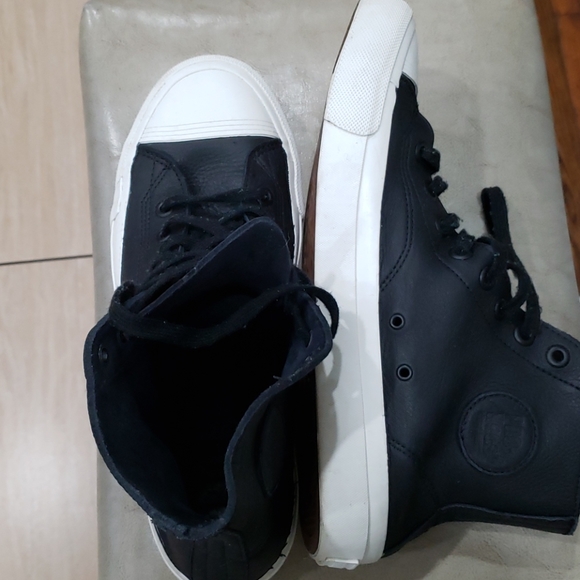 BLACK LEATHER PRO KEDS - Picture 3 of 4